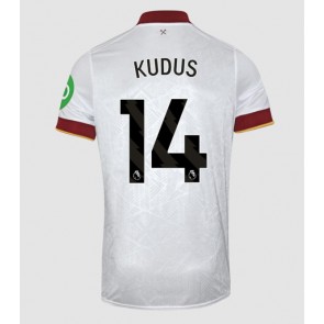 West Ham United Mohammed Kudus #14 Alternativní Dres 2024-25 Krátký Rukáv